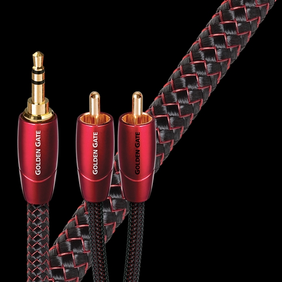 Audioquest Golden Gate 3.5mm a 2 RCA (2 métre) Accessoires Layton Audio
